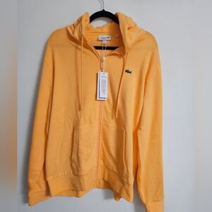Lacoste Men's Orange Hoodie Sweater